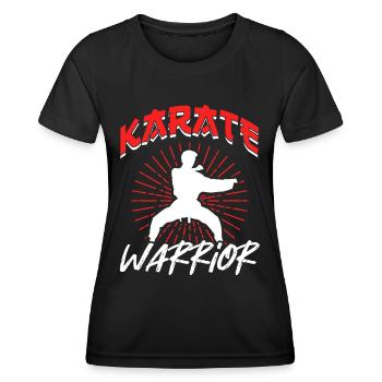 Karate Warrior Martial Arts Fighter Martial Arts - Women's Functional T-Shirt - black - Front - AI Model Female 172 light (172cm)