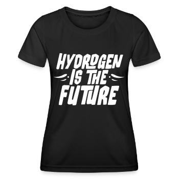 Hydrogen is the future Hydrogen Element - Women's Functional T-Shirt - black - Front - AI Model Female 172 light (172cm)