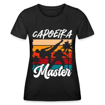 Capoeira Master Brazilian Martial Arts Hobby - Women's Functional T-Shirt - black - Front - AI Model Female 172 light (172cm)