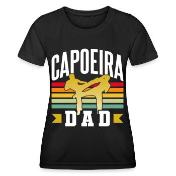Capoeira Father Martial Arts Brazilian Hobby - Women's Functional T-Shirt - black - Front - AI Model Female 172 light (172cm)