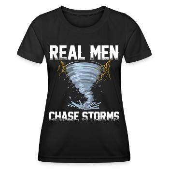 Sturmjäger - Frauen Funktions-T-Shirt - Schwarz - Vorne - AI Model Female 172 light (172cm)