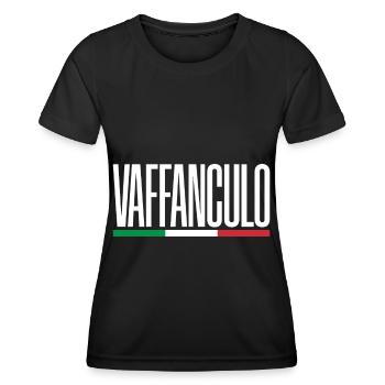 Vaffanculo Funny Italian Saying Italy G - Women's Functional T-Shirt - black - Front - AI Model Female 172 light (172cm)