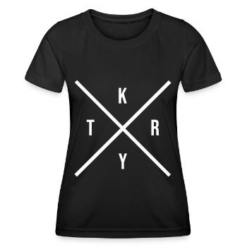 Lustiger türkischer Spruch über Türkei Geschenk - Frauen Funktions-T-Shirt - Schwarz - Vorne - AI Model Female 172 light (172cm)