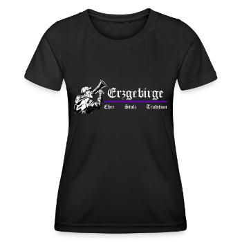 Erzgebirge Honore fière tradition - T-shirt sport Femme - noir - Devant - AI Model Female 172 light (172cm)