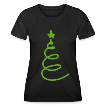Noël Noël Noël Noël - T-shirt sport Femme - noir - Devant - AI Model Female 172 light (172cm)