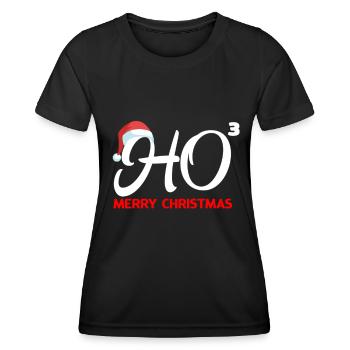 Weihnachten, Weihnachten, Weihnachten, Weihnachten - Frauen Funktions-T-Shirt - Schwarz - Vorne - AI Model Female 172 light (172cm)