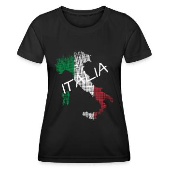 Italia italia - Frauen Funktions-T-Shirt - Schwarz - Vorne - AI Model Female 172 light (172cm)