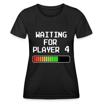 Werdender Vater Werdende Mutter Eltern Nachwuchs - Frauen Funktions-T-Shirt - Schwarz - Vorne - AI Model Female 172 light (172cm)