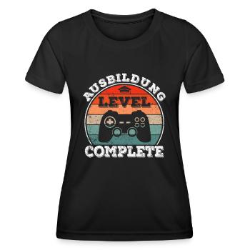 Ausbildung Auszubildender Abschluss Azubi Geschenk - Frauen Funktions-T-Shirt - Schwarz - Vorne - AI Model Female 172 light (172cm)