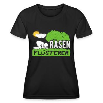 Gärtner Garten Hobbygärtner Rasen Rasenflüsterer - Frauen Funktions-T-Shirt - Schwarz - Vorne - AI Model Female 172 light (172cm)