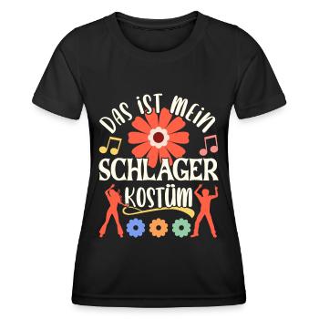 Schlager Schlagermusik Schlagerfan Party Kostüm - Frauen Funktions-T-Shirt - Schwarz - Vorne - AI Model Female 172 light (172cm)