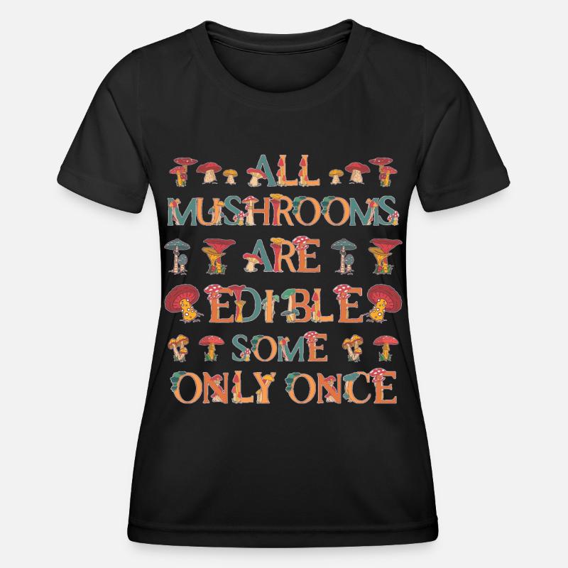 Mushroomer - Women's Functional T-Shirt - black