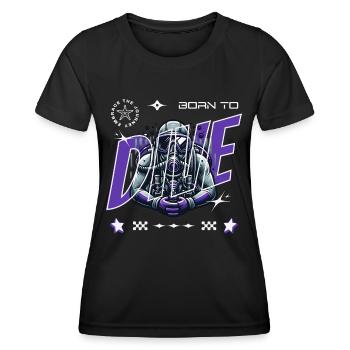 Born to Dive - Frauen Funktions-T-Shirt - Schwarz - Vorne - AI Model Female 172 light (172cm)