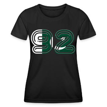 TEAM 92 PAKISTAN - Women's Functional T-Shirt - black - Front - AI Model Female 172 light (172cm)