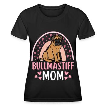 Sweet Bullmastiff Lover Kawaii - Women's Functional T-Shirt - black - Front - AI Model Female 172 light (172cm)