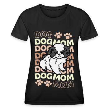 Sweet Japan Chin Lover Kawaii - Women's Functional T-Shirt - black - Front - AI Model Female 172 light (172cm)