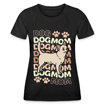 Cute Chihuahua dog kawaii - Women's Functional T-Shirt - black - Front - AI Model Female 172 light (172cm)