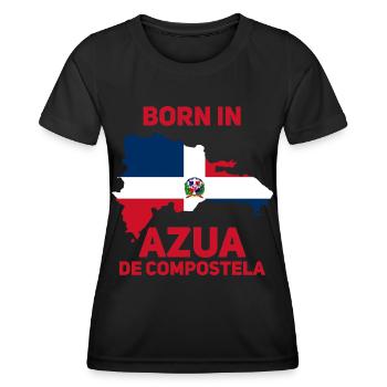 Dominikanische Republik - Frauen Funktions-T-Shirt - Schwarz - Vorne - AI Model Female 172 light (172cm)