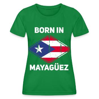Puerto Rico - Frauen Funktions-T-Shirt - Kelly Green - Vorne - AI Model Female 172 dark (172cm)