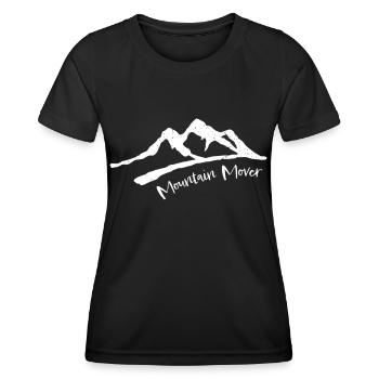 Sauvé par la grâce Jésus Bible Dicton chrétien - T-shirt sport Femme - noir - Devant - AI Model Female 172 light (172cm)