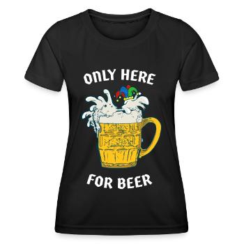 Karneval Konfetti Narrenkappe Geschenk - Frauen Funktions-T-Shirt - Schwarz - Vorne - AI Model Female 172 light (172cm)