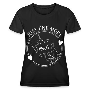 Photographie Photographe Photographie - T-shirt sport Femme - noir - Devant - AI Model Female 172 light (172cm)
