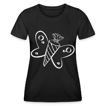 Schultüte Einschulung Schulanfang - Frauen Funktions-T-Shirt - Schwarz - Vorne - AI Model Female 172 light (172cm)