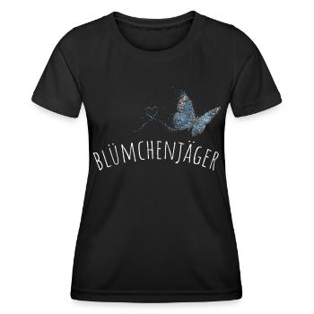 Gärtnerin Floristin Floristik Blumen - Frauen Funktions-T-Shirt - Schwarz - Vorne - AI Model Female 172 light (172cm)