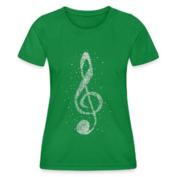 Chor Musikverein Musician Teacher Musician - Women's Functional T-Shirt - kelly green - Front - AI Model Female 172 dark (172cm)
