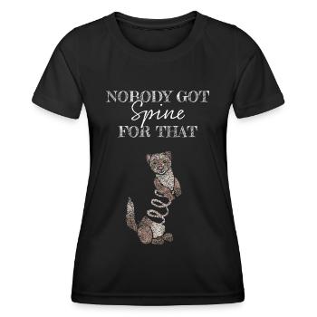 Furet Furet Amoureux du furet - T-shirt sport Femme - noir - Devant - AI Model Female 172 light (172cm)
