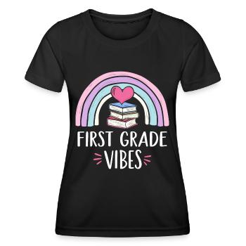 Atmosphère de première classe - T-shirt sport Femme - noir - Devant - AI Model Female 172 light (172cm)