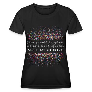 Feminismus Frauenrechte Gleichstellung - Frauen Funktions-T-Shirt - Schwarz - Vorne - AI Model Female 172 light (172cm)