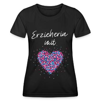 Erzieherin Kindergarten Kita Kiga Kindergärtnerin - Frauen Funktions-T-Shirt - Schwarz - Vorne - AI Model Female 172 light (172cm)