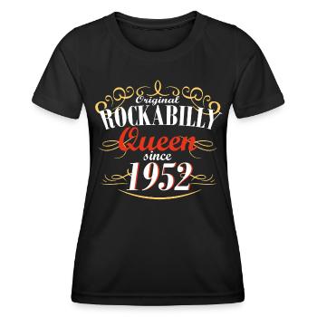 rockabilly since 1952 - Frauen Funktions-T-Shirt - Schwarz - Vorne - AI Model Female 172 light (172cm)