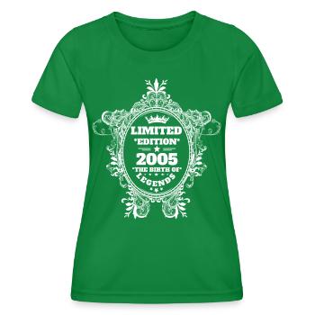 2005 - Frauen Funktions-T-Shirt - Kelly Green - Vorne - AI Model Female 172 dark (172cm)