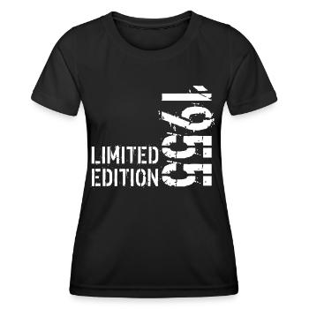 LIMITIERTE EDITION 1955 - Frauen Funktions-T-Shirt - Schwarz - Vorne - AI Model Female 172 light (172cm)