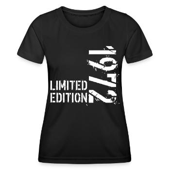 LIMITED EDITION 1972 - Women's Functional T-Shirt - black - Front - AI Model Female 172 light (172cm)