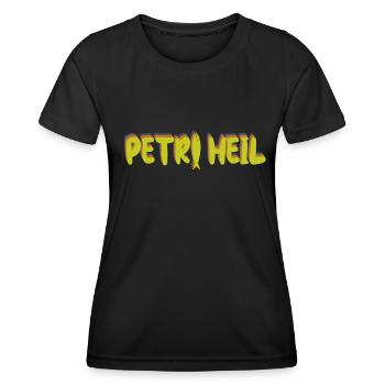 Petri Heil Petri Dank - Frauen Funktions-T-Shirt - Schwarz - Vorne - AI Model Female 172 light (172cm)