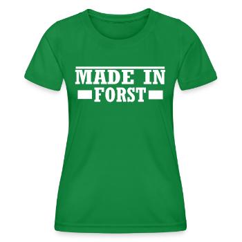 Forst Lausitz - Frauen Funktions-T-Shirt - Kelly Green - Vorne - AI Model Female 172 dark (172cm)