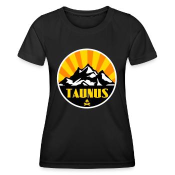 Taunus Sonnenstrahlen - Frauen Funktions-T-Shirt - Schwarz - Vorne - AI Model Female 172 light (172cm)
