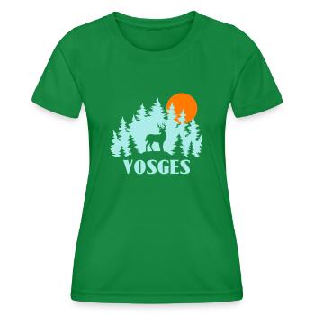 Vosges - Frauen Funktions-T-Shirt - Kelly Green - Vorne - AI Model Female 172 dark (172cm)