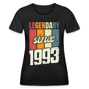 30. Geburtstag Stufe 30 Jahre 1993 - Frauen Funktions-T-Shirt - Schwarz - Vorne - AI Model Female 172 light (172cm)