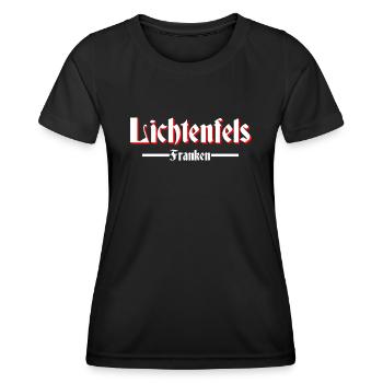 Lichtenfels - Frauen Funktions-T-Shirt - Schwarz - Vorne - AI Model Female 172 light (172cm)