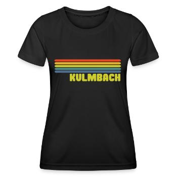 Kulmbach - Frauen Funktions-T-Shirt - Schwarz - Vorne - AI Model Female 172 light (172cm)
