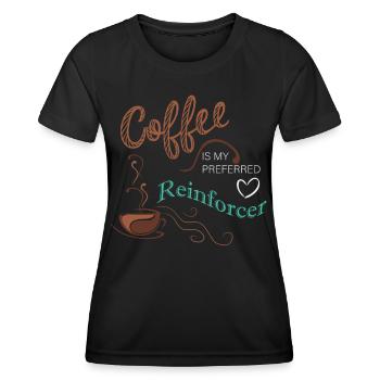 Coffee Therapist Teacher - Coffee Teacher School - Women's Functional T-Shirt - black - Front - AI Model Female 172 light (172cm)