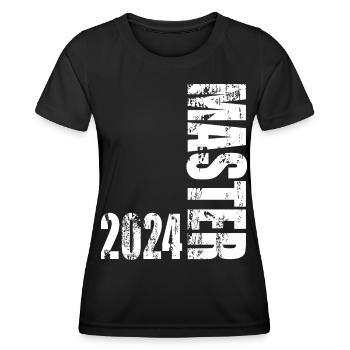 Master 2024 - Frauen Funktions-T-Shirt - Schwarz - Vorne - AI Model Female 172 light (172cm)