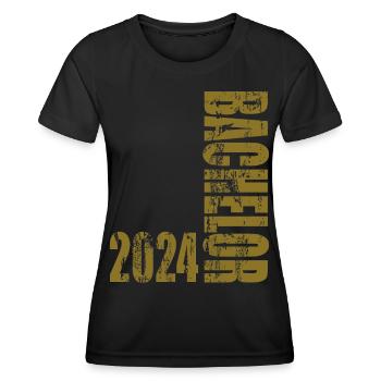Bachelor 2024 - Frauen Funktions-T-Shirt - Schwarz - Vorne - AI Model Female 172 light (172cm)