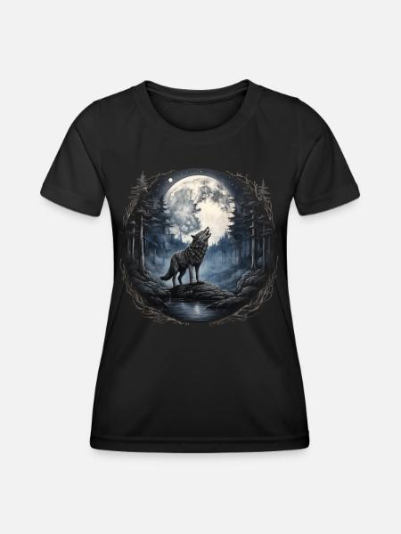 lobo4 - Women's Functional T-Shirt - black