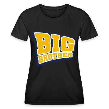 Frère - T-shirt sport Femme - noir - Devant - AI Model Female 172 light (172cm)