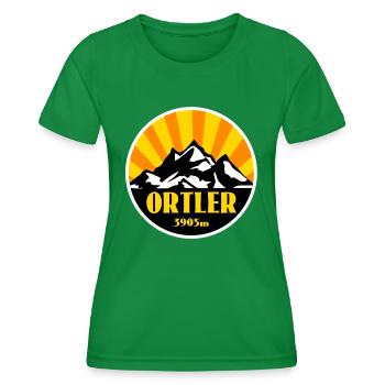 Ortler Tyrol du Sud - T-shirt sport Femme - vert - Devant - AI Model Female 172 dark (172cm)